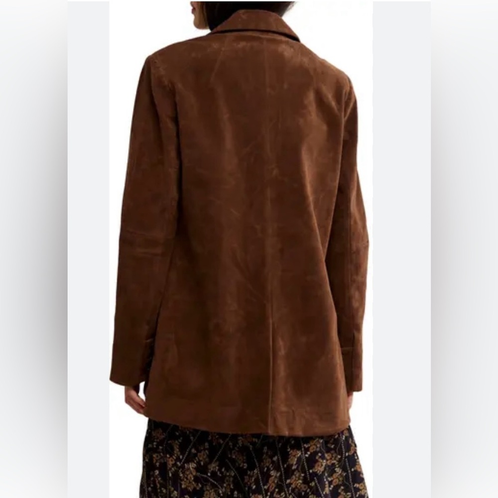Free People/ We The Free Women's Brown Blazer Size Large - Picture 2 of 14